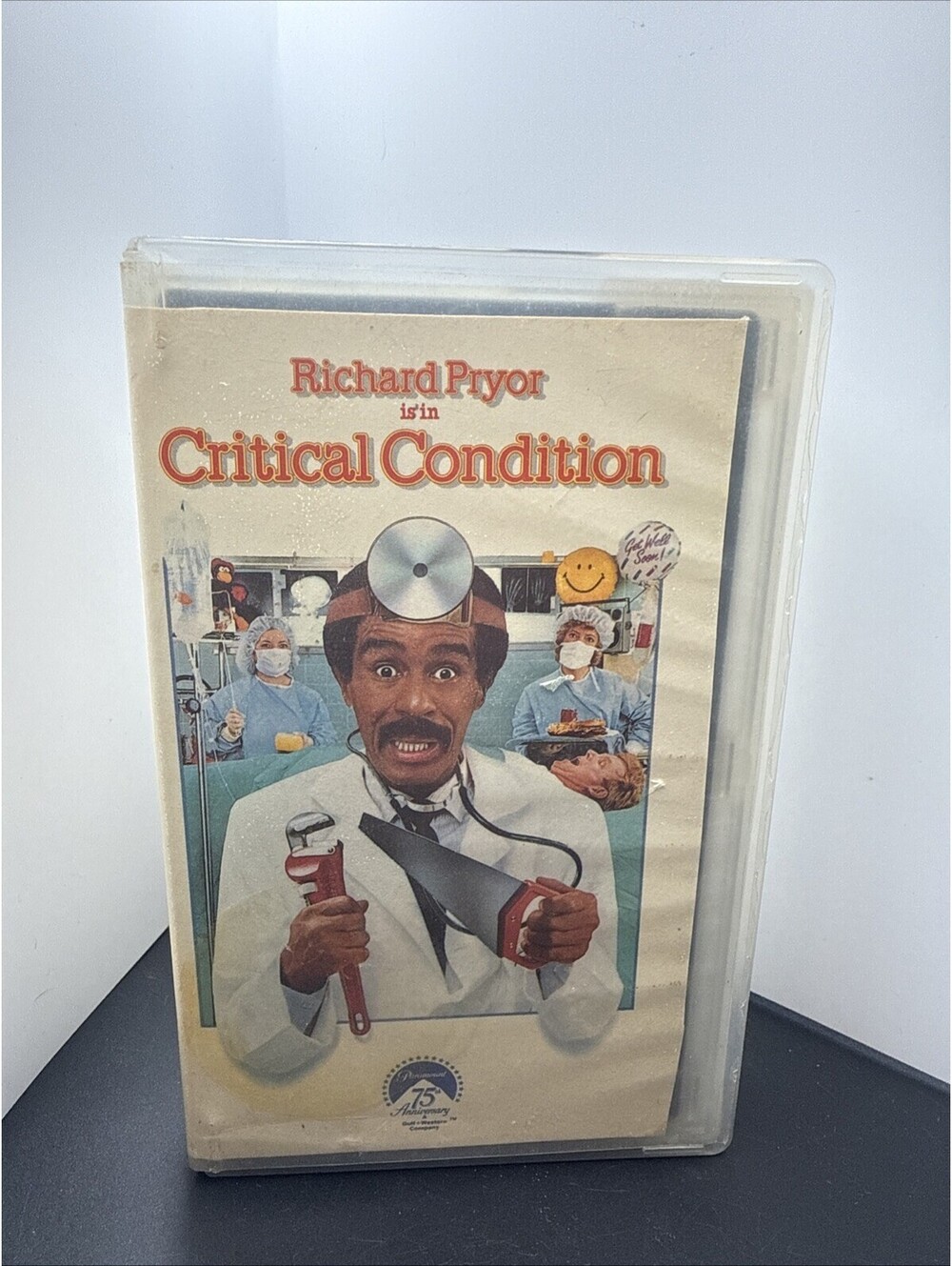 Beta Tape - CRITICAL CONDITION Richard Pryor - Betamax Paramount Comedy Movie